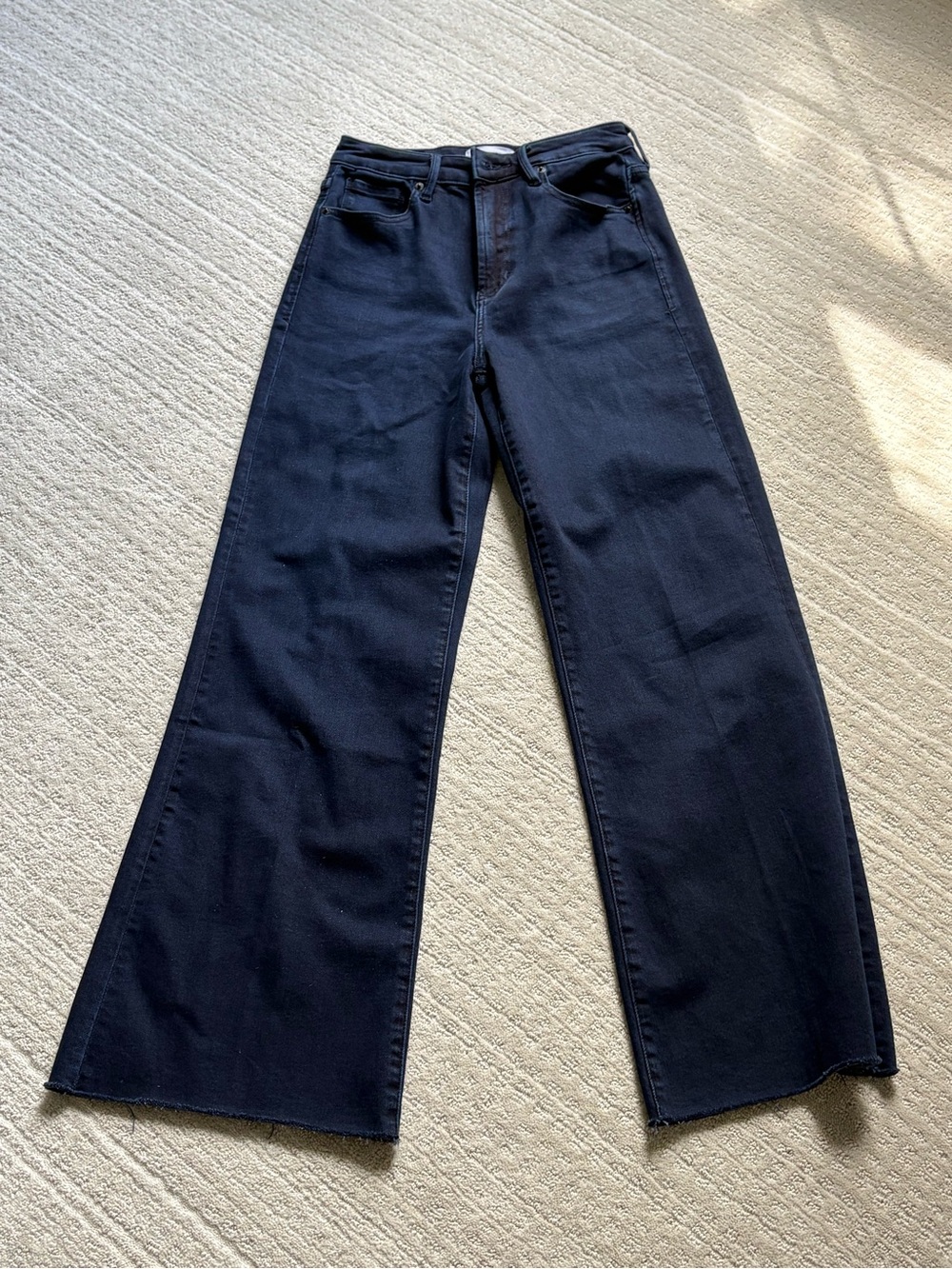 Dear John Fiona Wide-Leg Jeans in Dark Navy